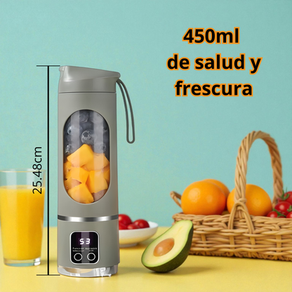 Licuadora Portatil de 450ml con carga USB tipo C