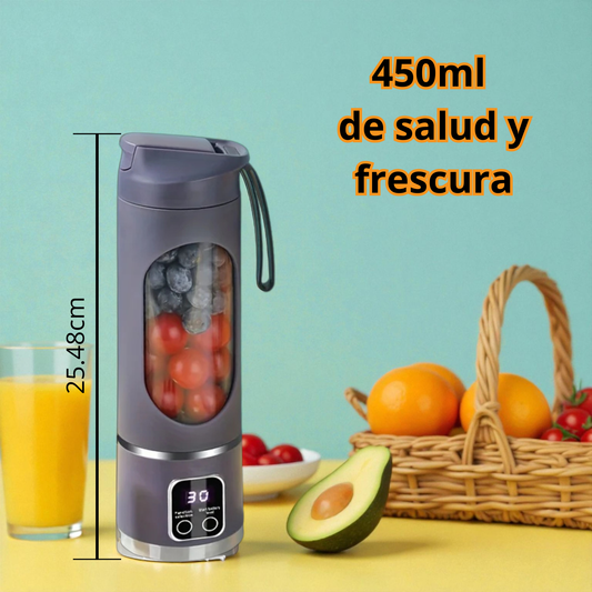 Licuadora Portatil de 450ml con carga USB tipo C